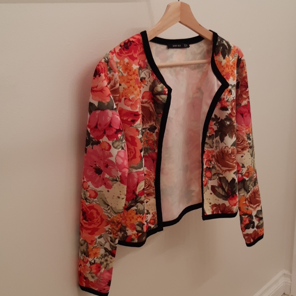 ASOS Floral Open Cardigan